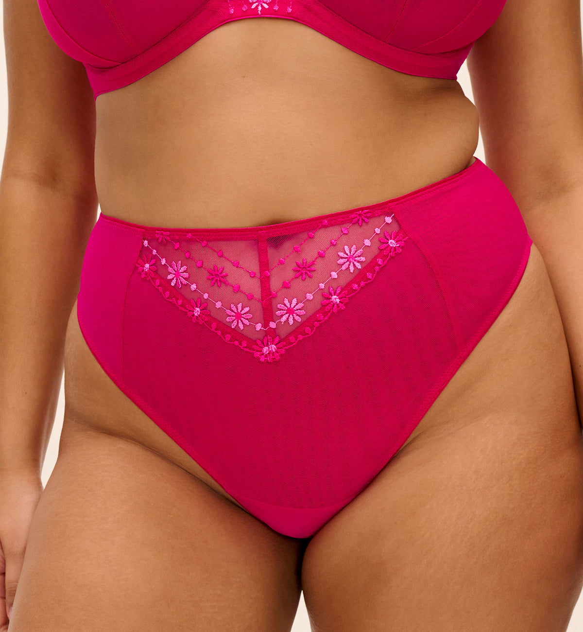 Elomi Matilda Brazilian (8909),Small,Hot Pink - Hot Pink,Small