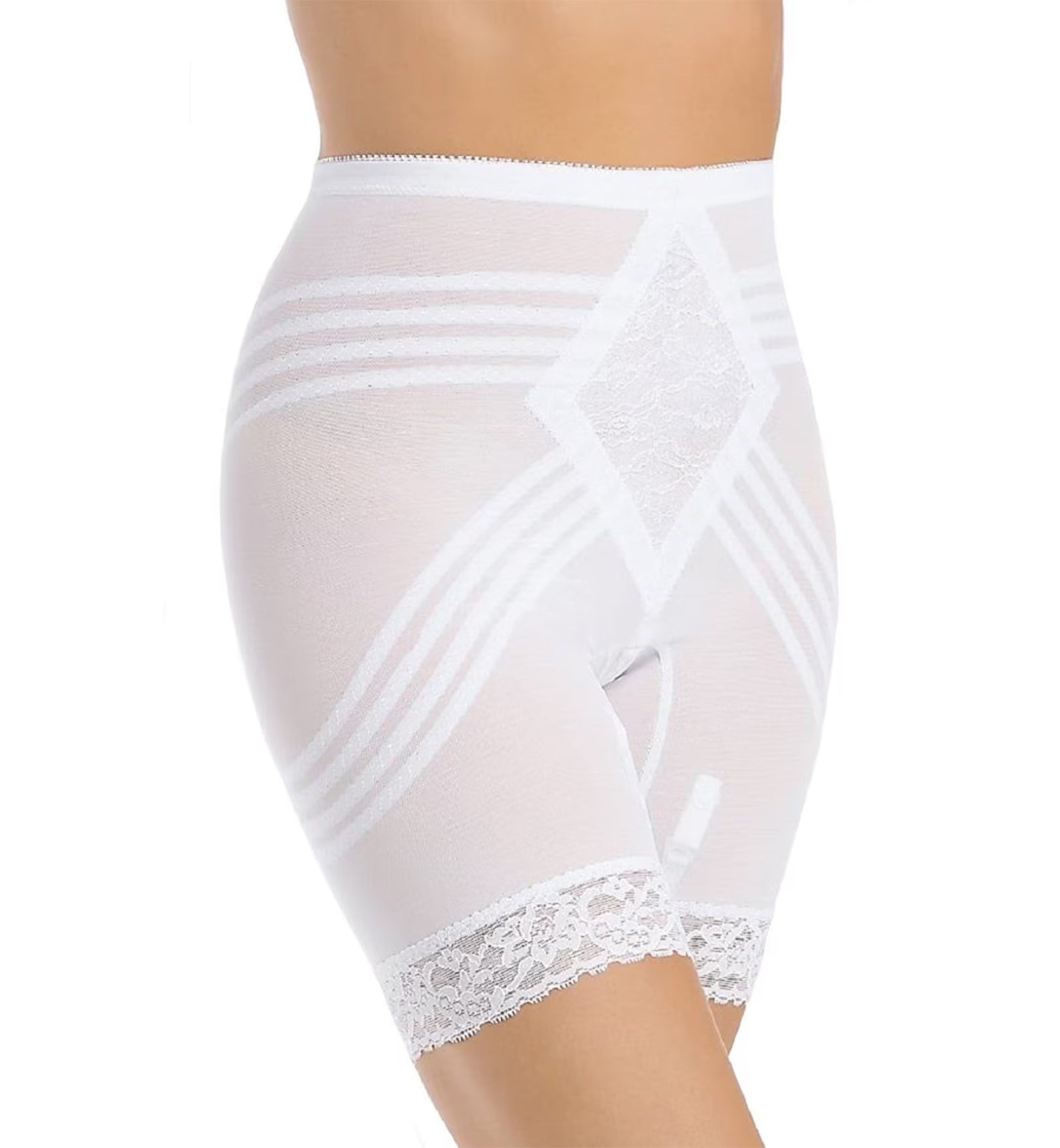 Rago Firm Control Leg Shaper (679),Small,White - White,Small