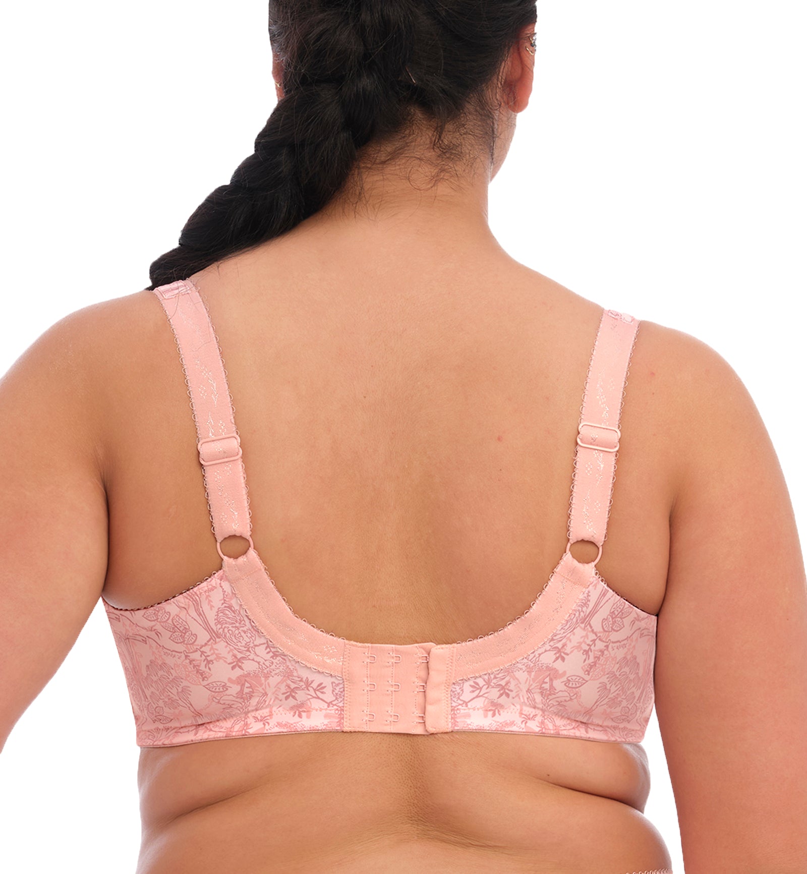 Elomi Mariella Stretch Lace Banded Underwire Bra (4420),32H,Peachy Tiger - Peachy Tiger,32H