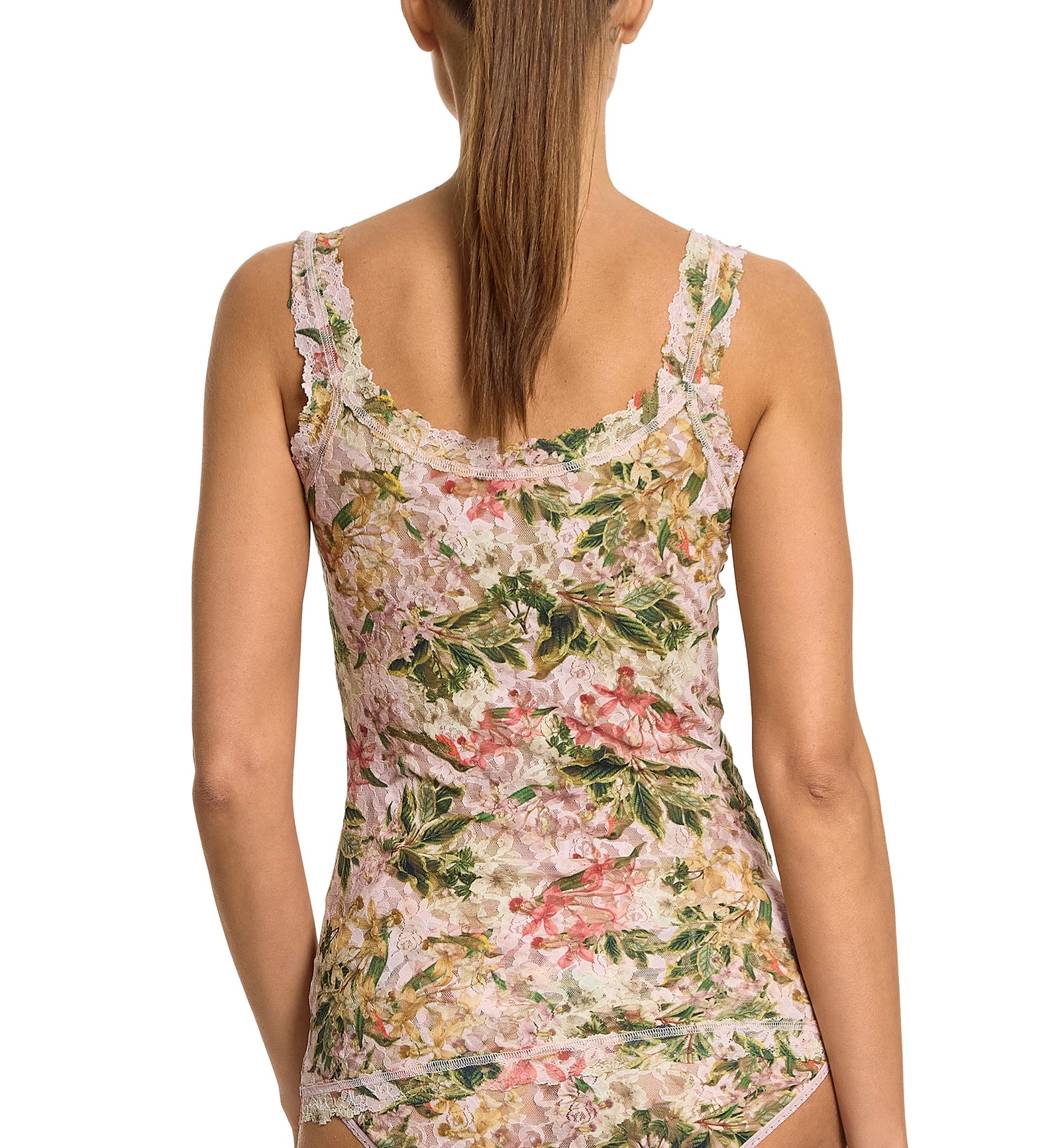 Hanky Panky Signature Lace Printed Unlined Camisole (PR1390L),XS,French Garden - French Garden,XS
