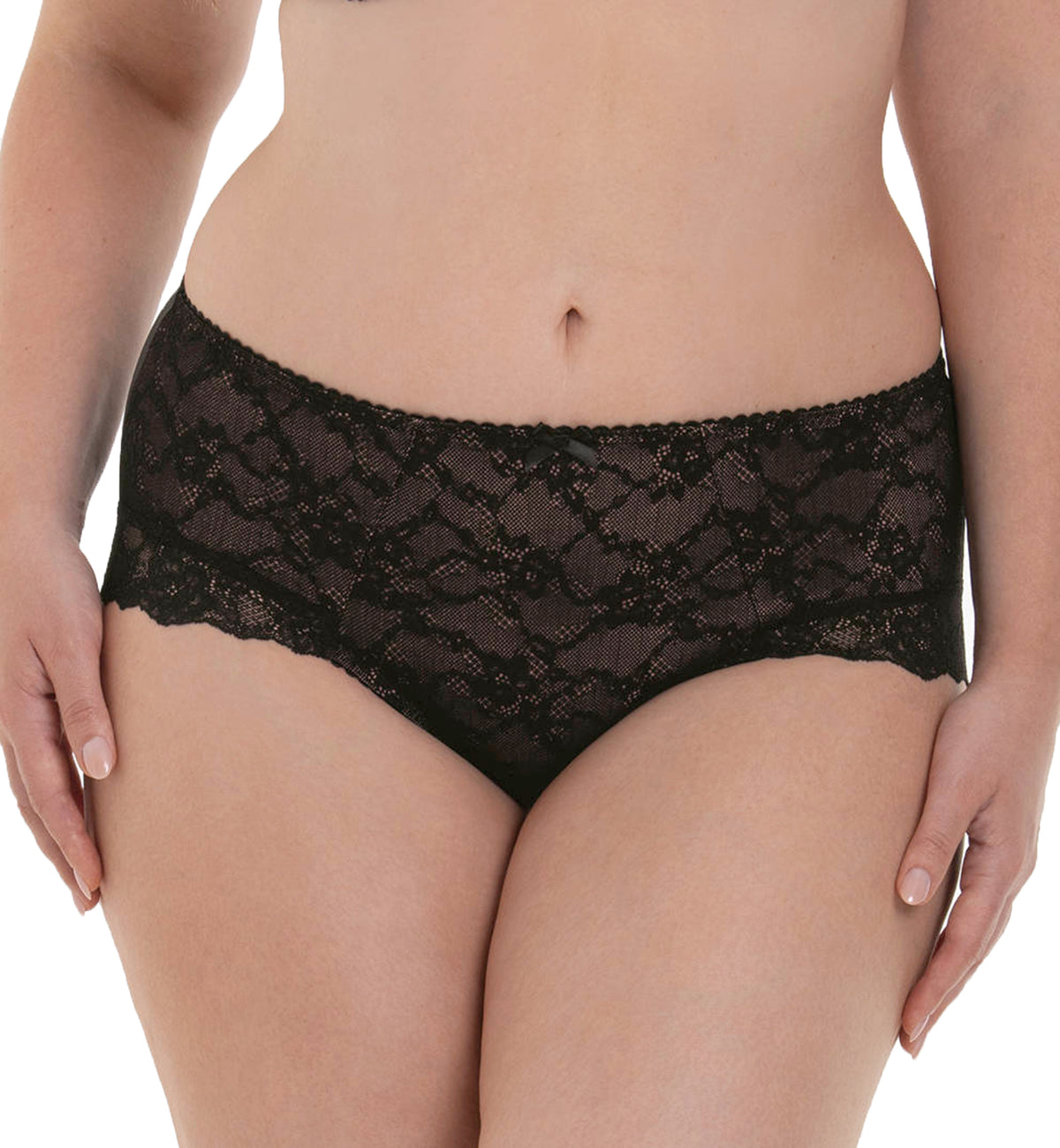 Rosa Faia by Anita Bobette High Waist Brief (1389),US 6,Black - Black,6