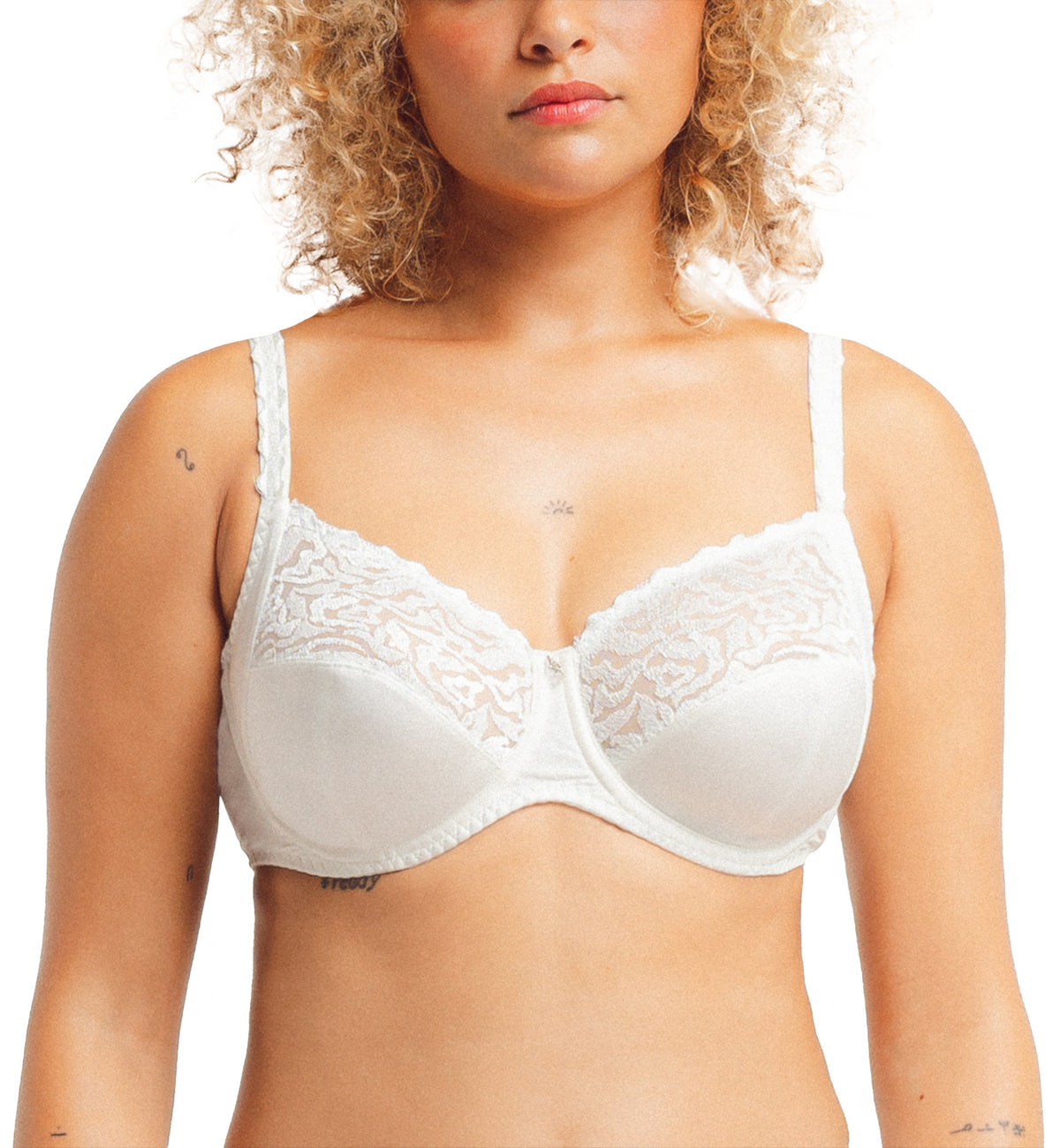 Louisa Bracq Electric Waves Full Cup Underwire Bra (49401),30G,Pearl - Pearl,30G