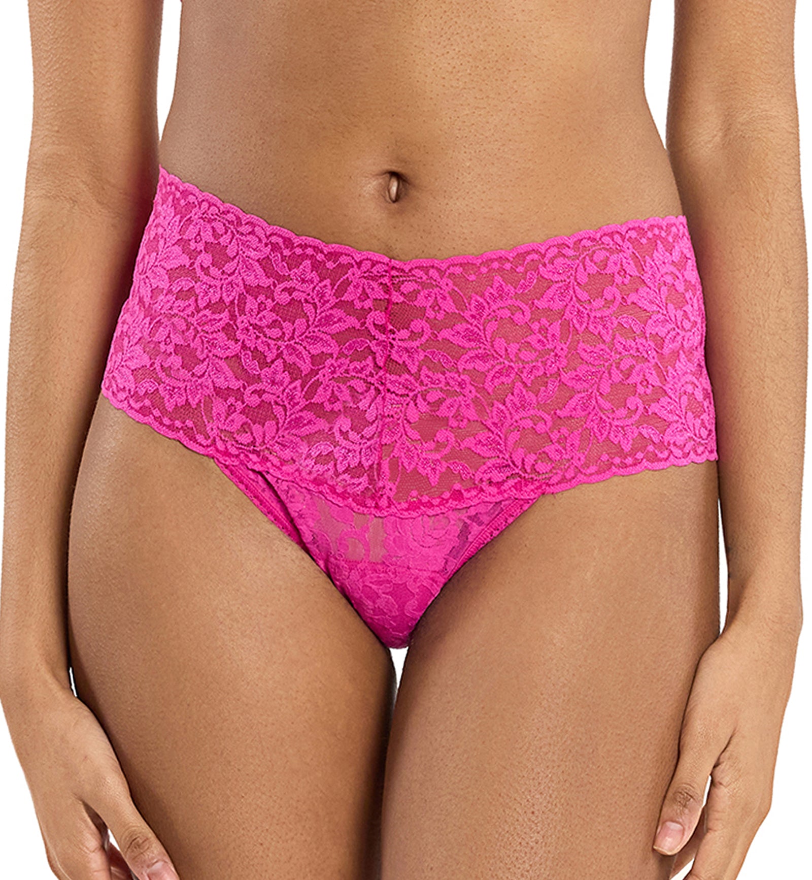 Hanky Panky Retro Lace Thong (9K1926P),Marmalade - Marmalade,One Size