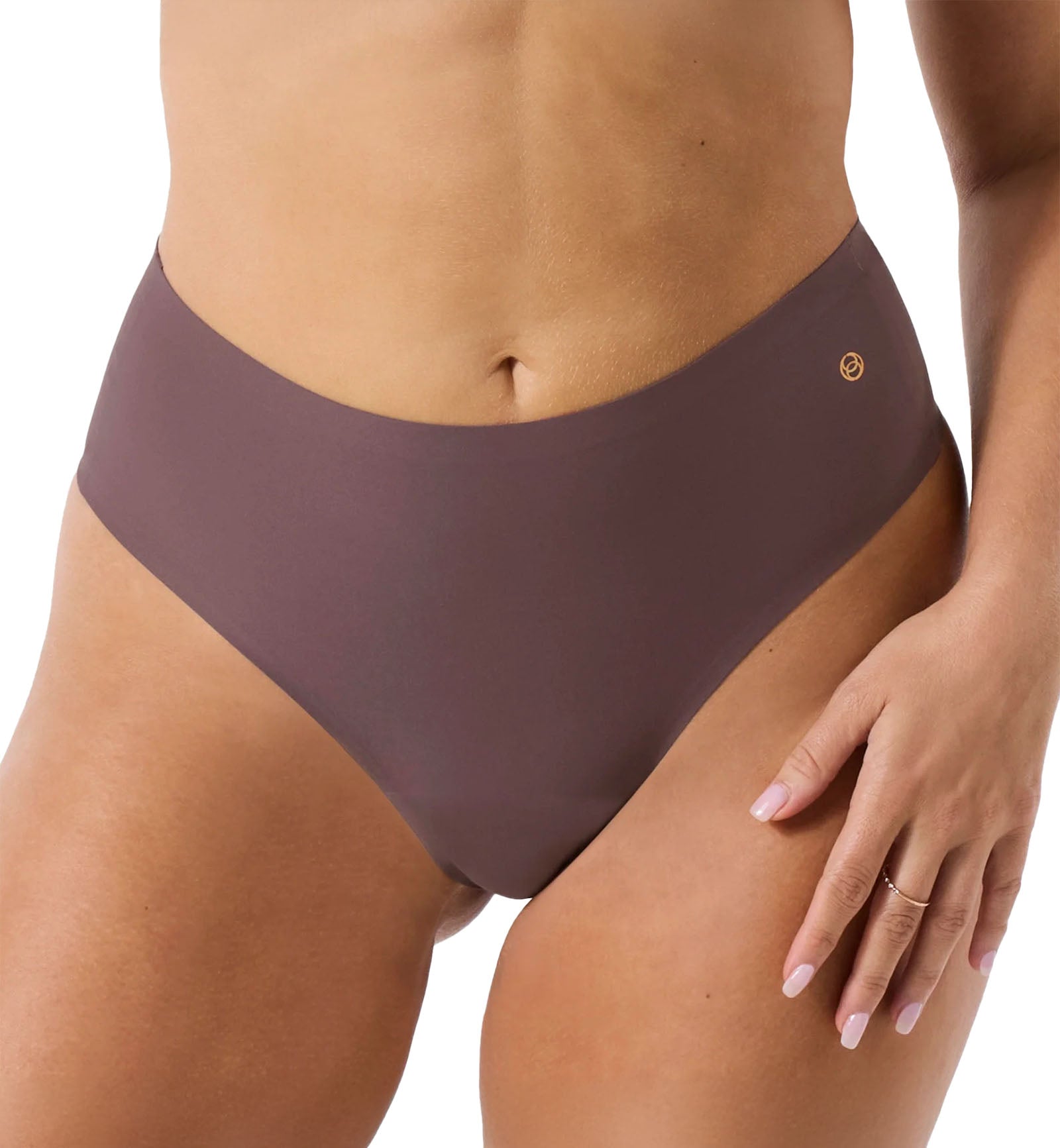 Evelyn & Bobbie High-Waisted Thong (1703),US 0-14,Thistle - Thistle,US 0-14