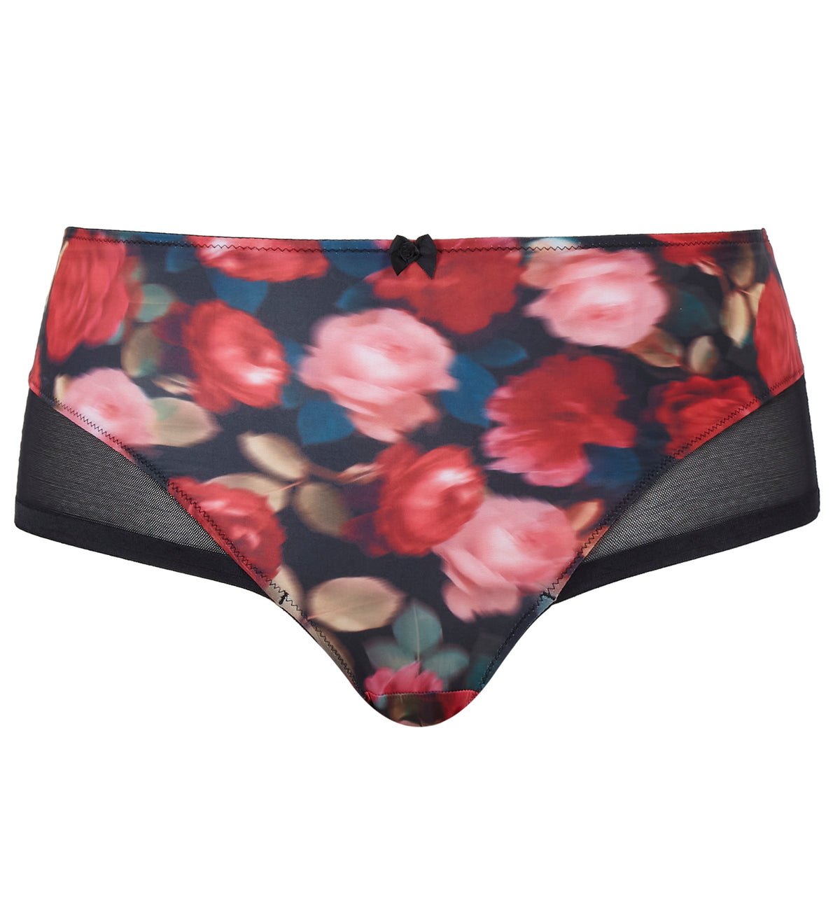Sculptresse by Panache Bliss Deep Brief (10682),Large,Rose Print - Rose Print,Large