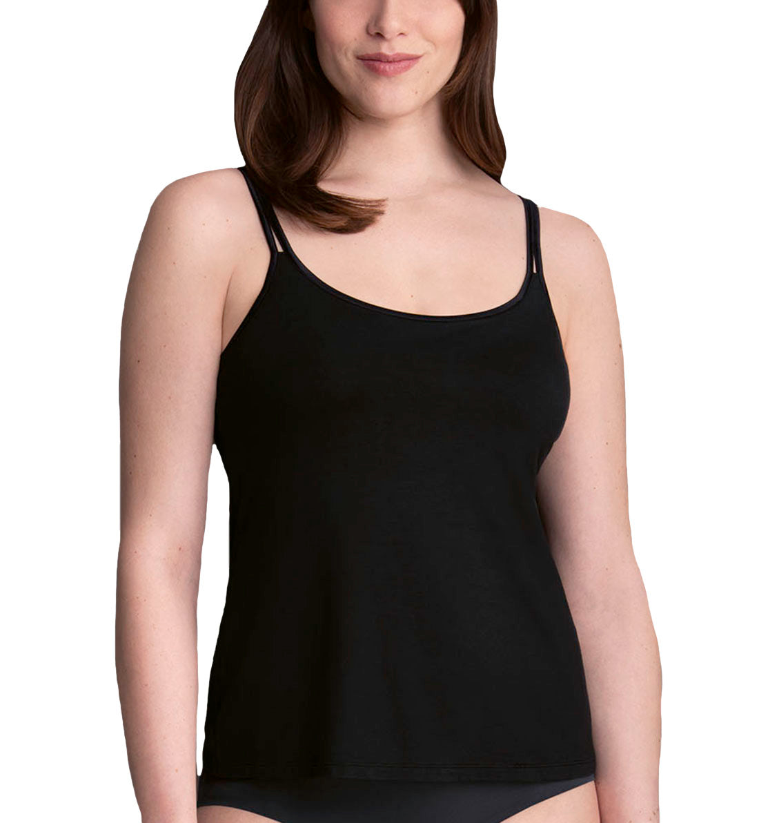 Anita Care Amica Vest/Tank with Built In Pocketed Bra (0640X),US 8,Black - Black,US 8