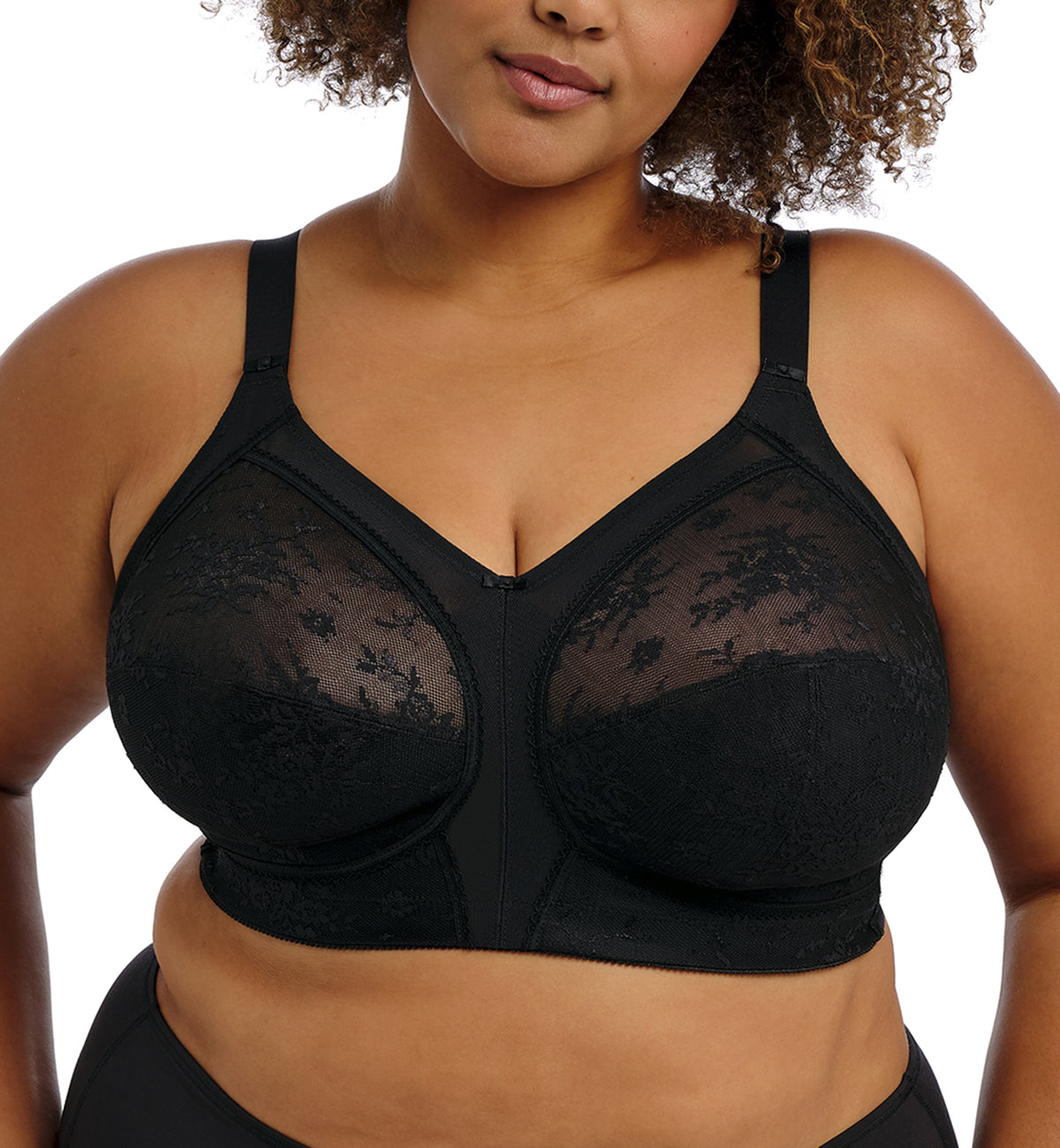 Goddess Verity Full Cup Non Wire Bra (700218),34I,Black - Black,34I