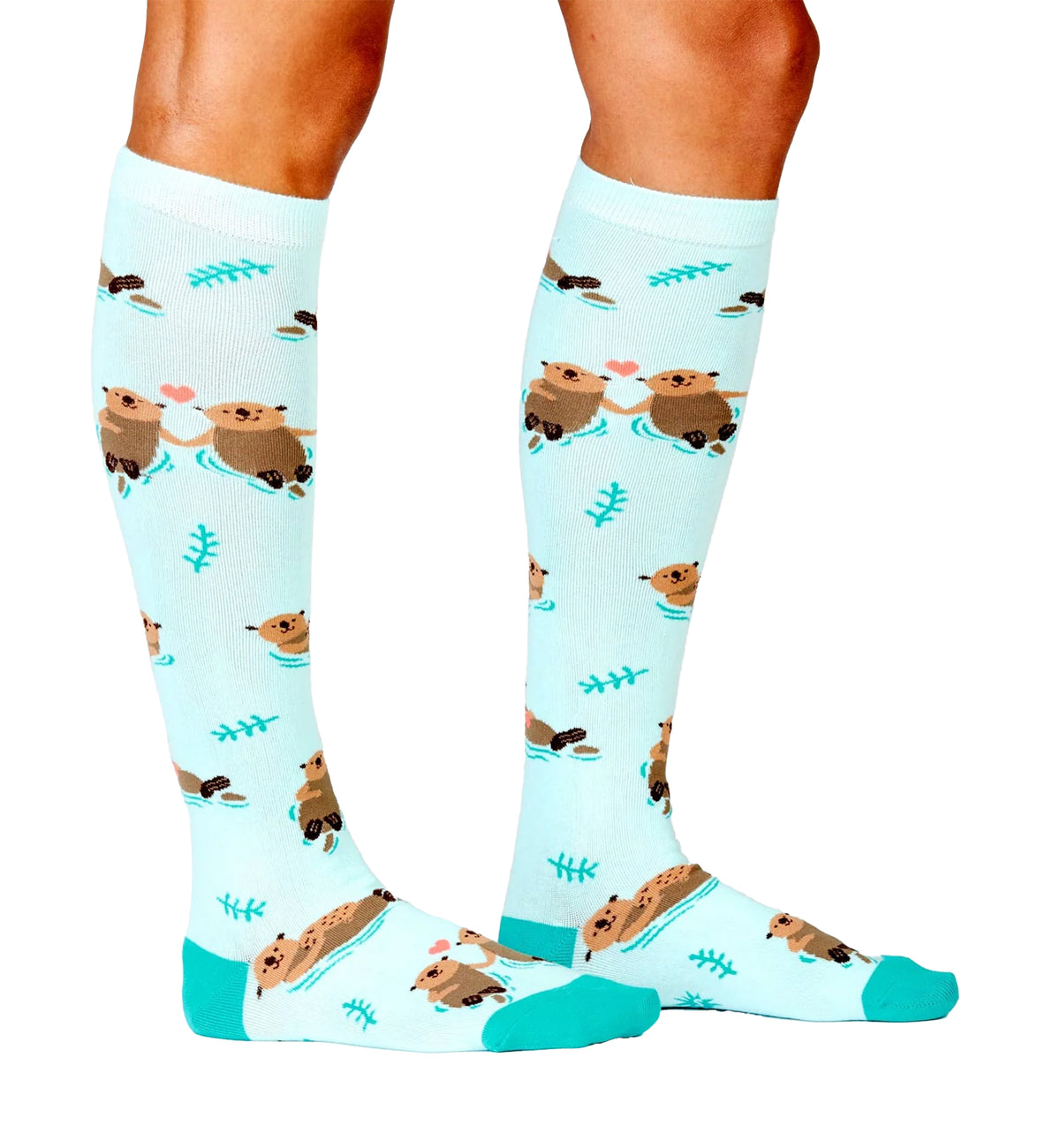 SOCK it to me Unisex Knee High Socks (f0375),My Otter Half - My Otter Half,One Size