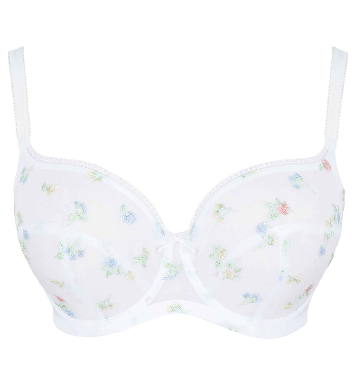 Panache Tango Edit Underwire Balconette Bra (9071),30F,White - White,30F