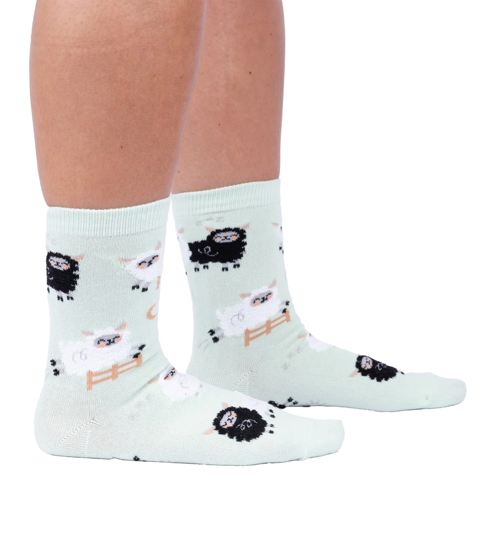 SOCK it to me Women's Crew Socks (W0428),You Can Count on Me - You Can Count on Me,One Size