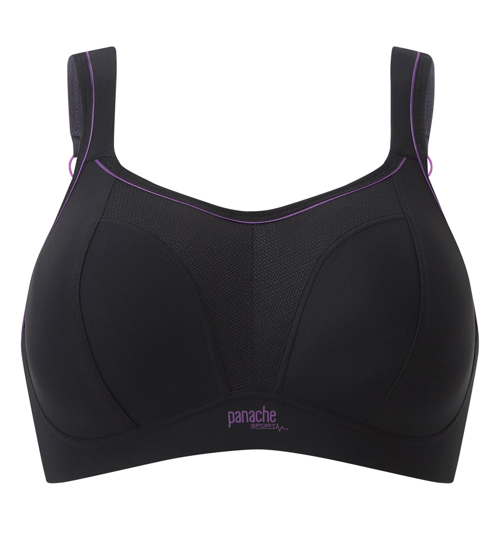 バランスボーレ Panache Boundless Racerback Non-Wire Sports Bra (7341) - Black