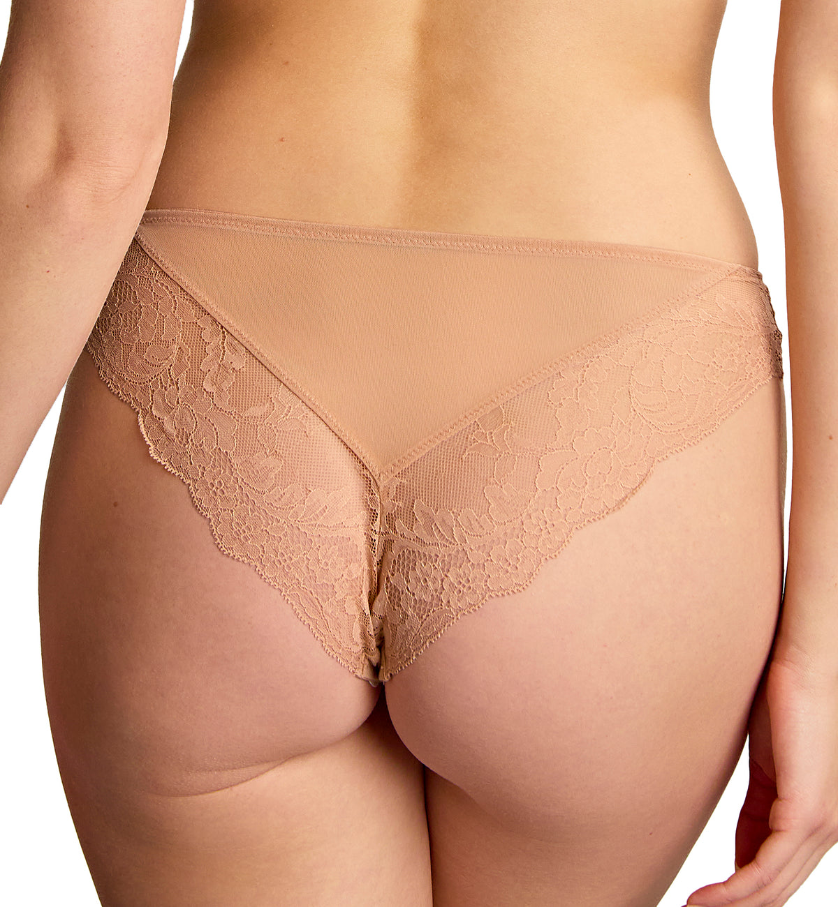 Panache Ana Brazilian Panty (9392),8-XS,Honey - Honey,XS