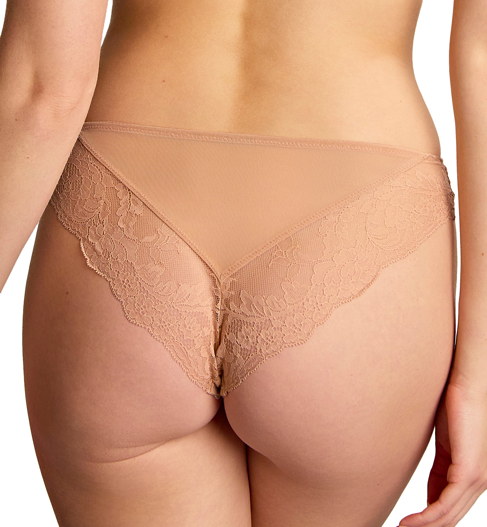 Panache Ana Brazilian Panty (9392),8-XS,Honey - Honey,XS
