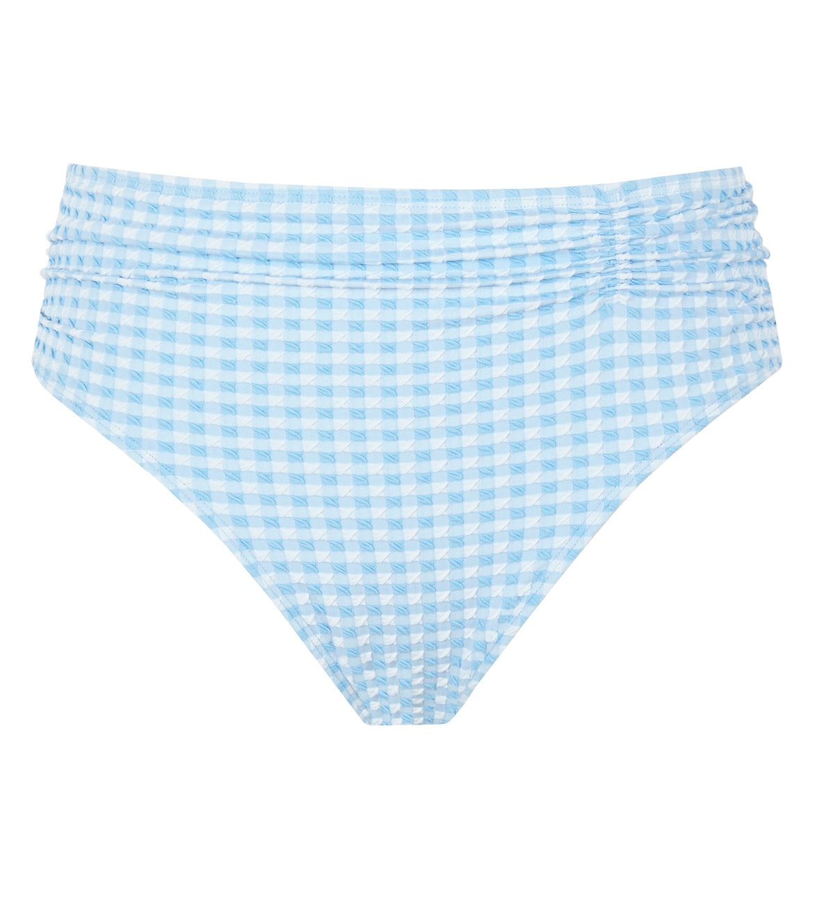 Panache Midi Gathered Swim Pant (SW1729),8-XS,Sky Blue Gingham - Sky Blue Gingham,XS