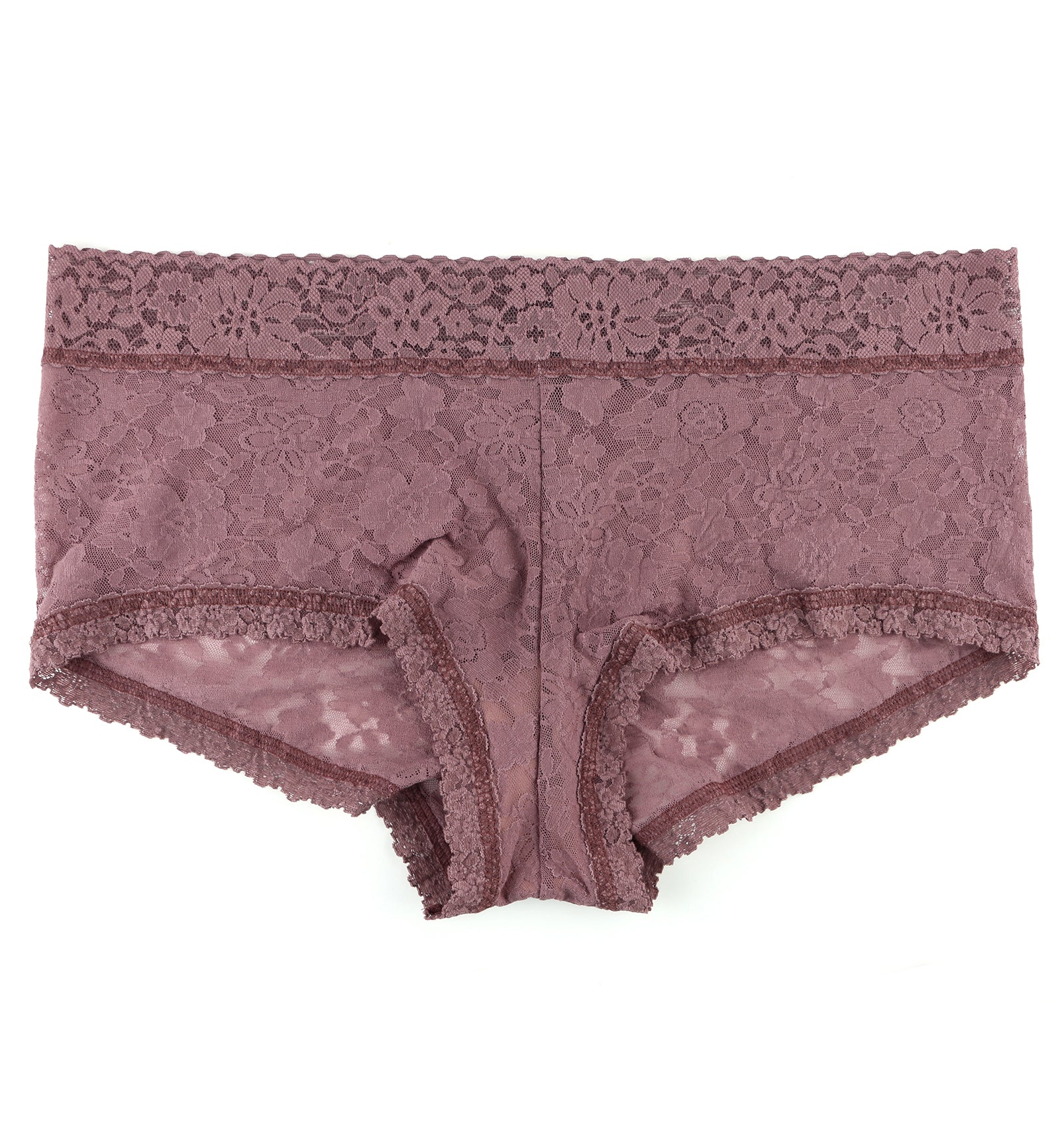 Hanky Panky Daily Lace Boyshort PLUS (771201X),1X,Allspice - Allspice,1X