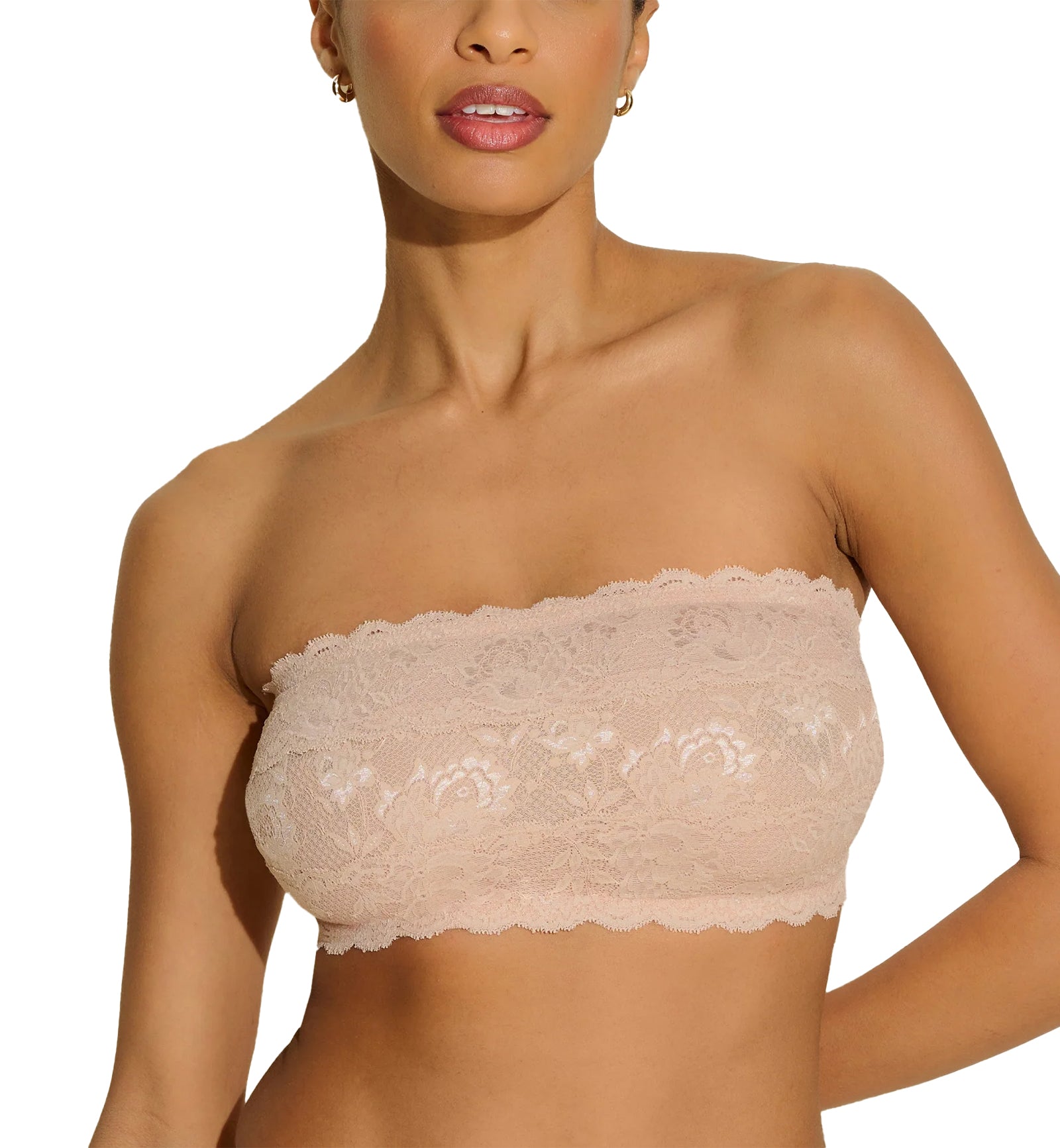 Cosabella Never Say Never Curvy Flirtie Bandeau Bra (NEVER1101),XS,Sette - Sette,XS