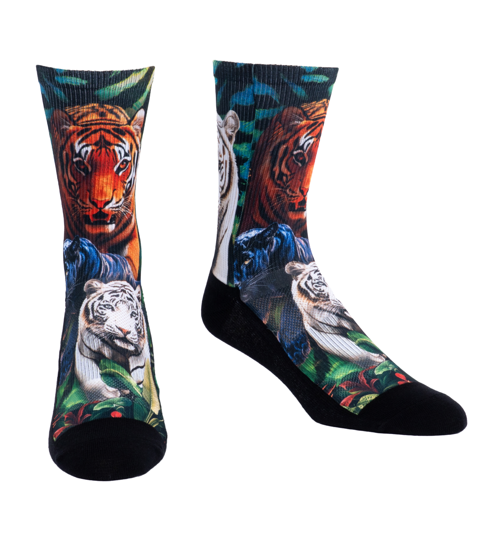 SOCK it to me Athletic Printed Performance Crew Socks (AP0008),Eye of the Tiger - Eye of the Tiger,One Size