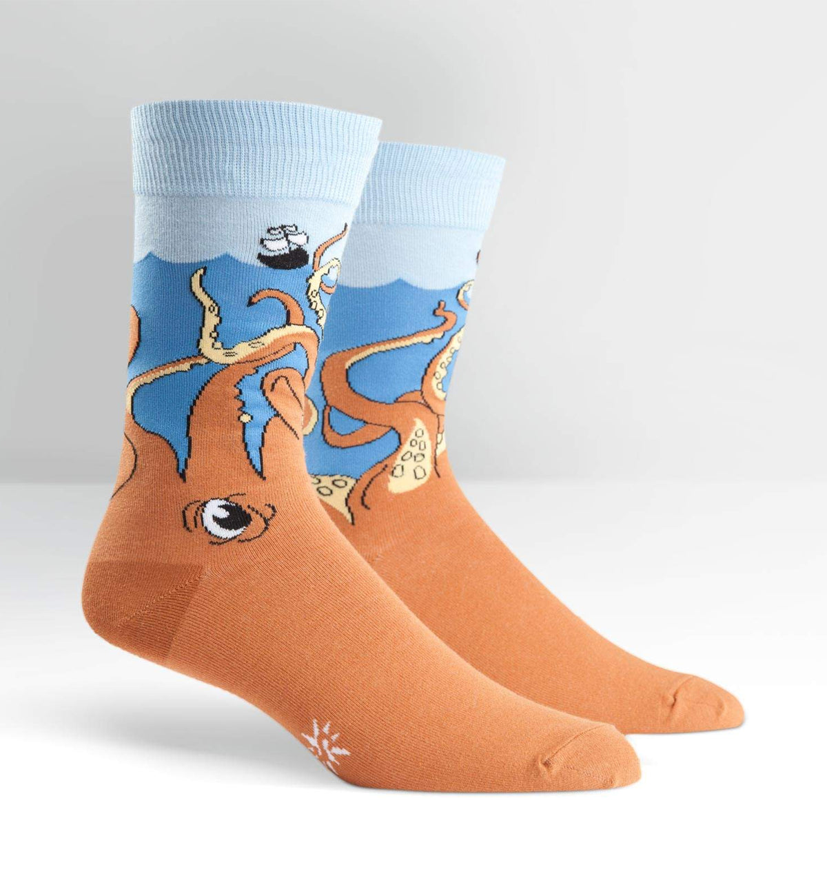 SOCK it to me Men's Crew Socks (mef0059),Squid-o - Squid-o,One Size