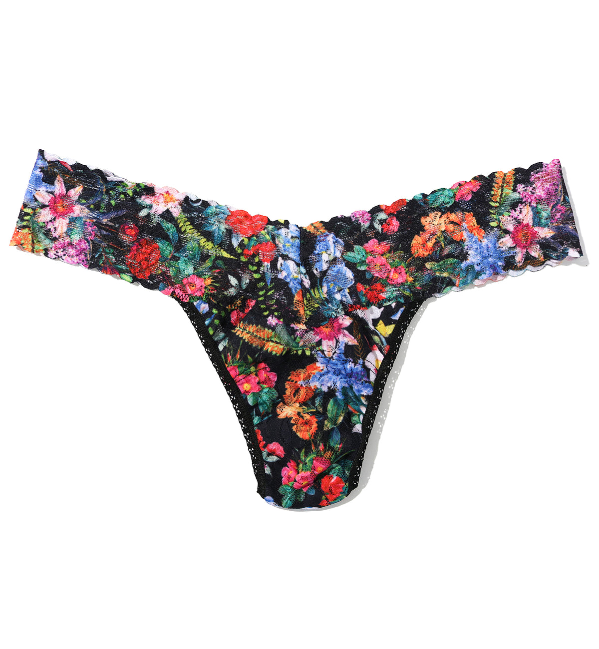 Hanky Panky Signature Lace Printed Low Rise Thong (PR4911P),Hypnotic - Hypnotic,One Size