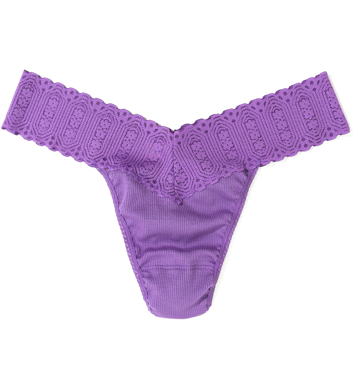 Hanky Panky Eco Rib Original Rise Thong (671181),Acai Berry - Acai Berry,One Size