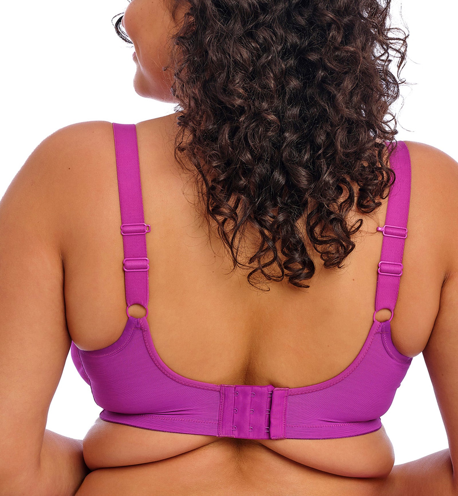 Elomi Matilda Banded Plunge Underwire Bra (8900),32G,Hollyhock - Hollyhock,32G