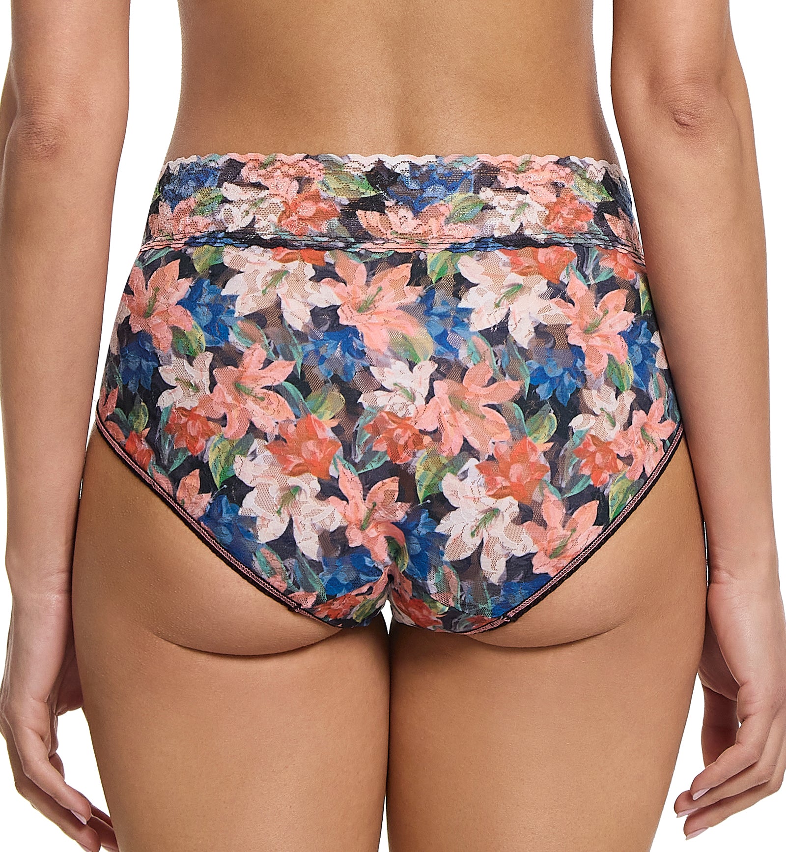 Hanky Panky Signature Lace Printed French Brief (PR461),Small,Wonderous - Wonderous,Small