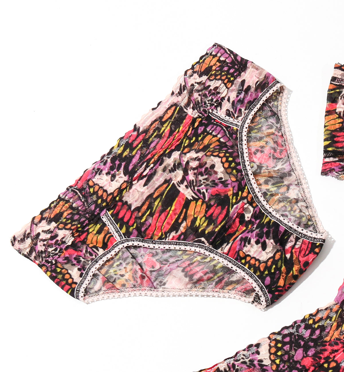 Hanky Panky Daily Lace Printed Cheeky Brief (PR772441P),XS,Warm Breeze - Warm Breeze,XS