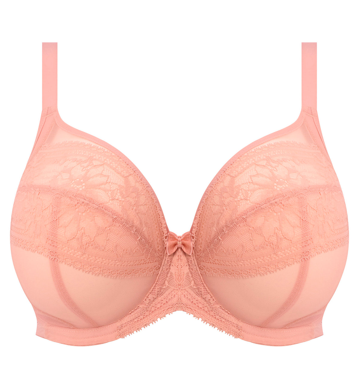 Elomi Kendra Plunge Underwire Bra (301602),32GG,Rose Bud - Rose Bud,32GG