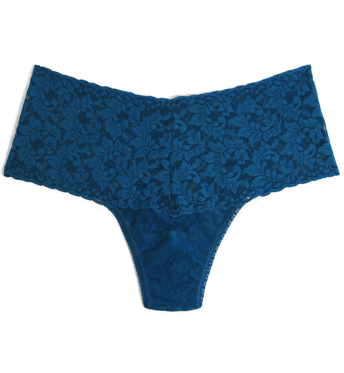 Hanky Panky Retro Lace Thong (9K1926P),Hot Teal - Hot Teal,One Size