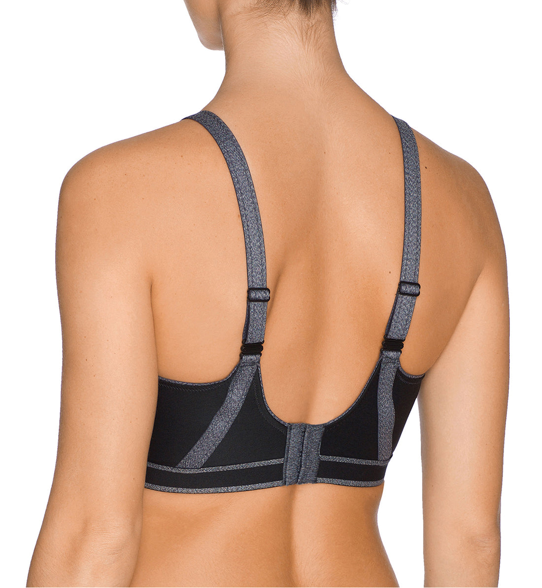 PrimaDonna Sport The Sweater Underwire Padded Sports Bra (6000116),32C,Black - Black,32C