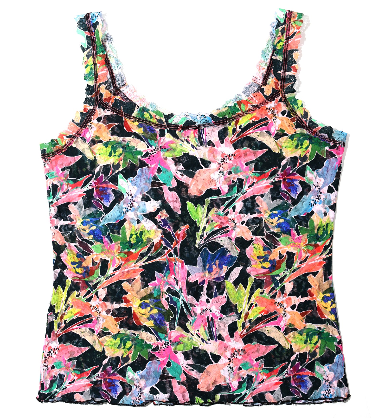 Hanky Panky Signature Lace Printed Unlined Camisole PLUS (PR1390LX),1X,Unapologetic - Unapologetic,1X