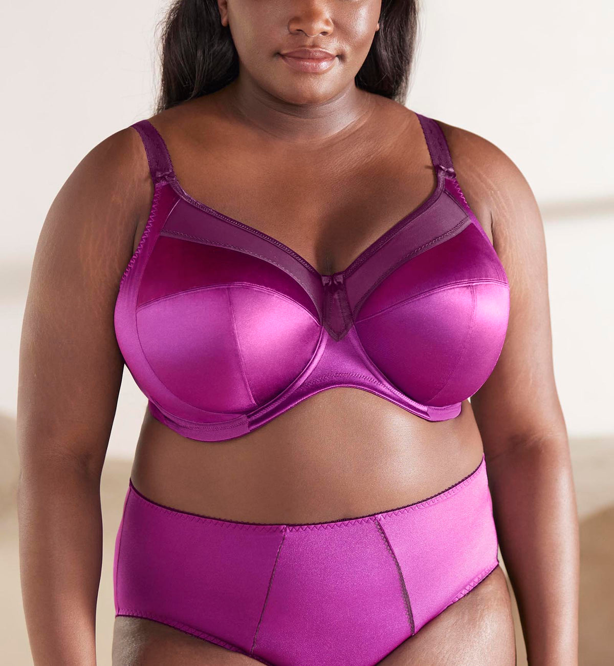 Goddess Keira Support Underwire Bra (6090),34I,Magenta Mix - Magenta Mix,34I