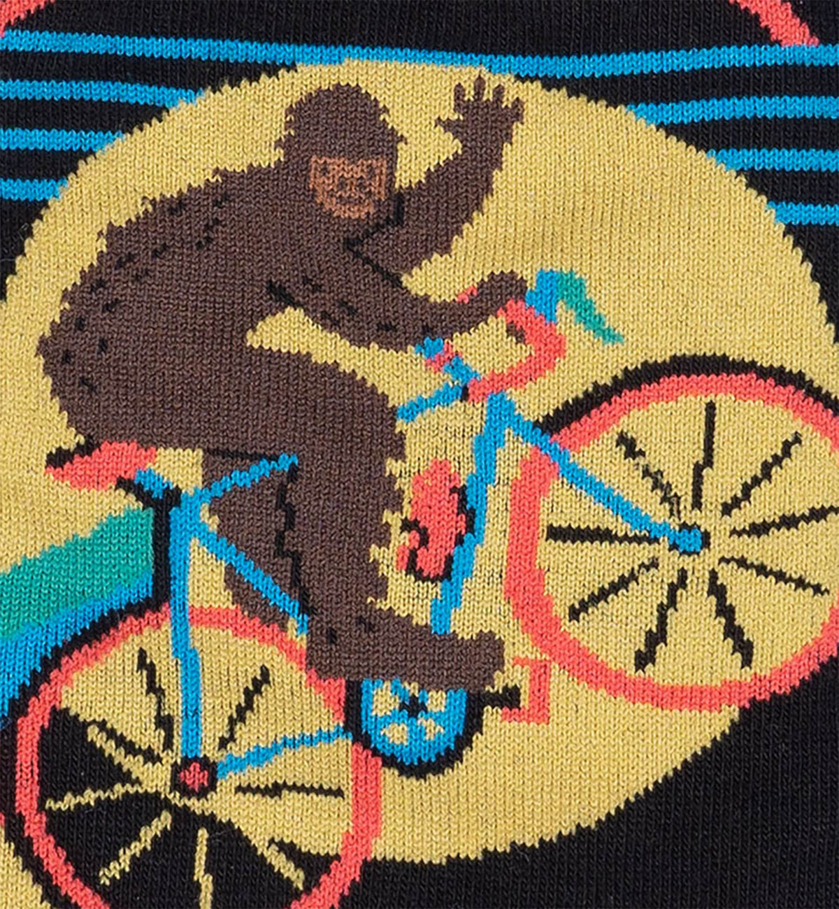 SOCK it to me Men's Crew Socks (MEF0538),Bike-Squatch - Bike-Squatch,One Size