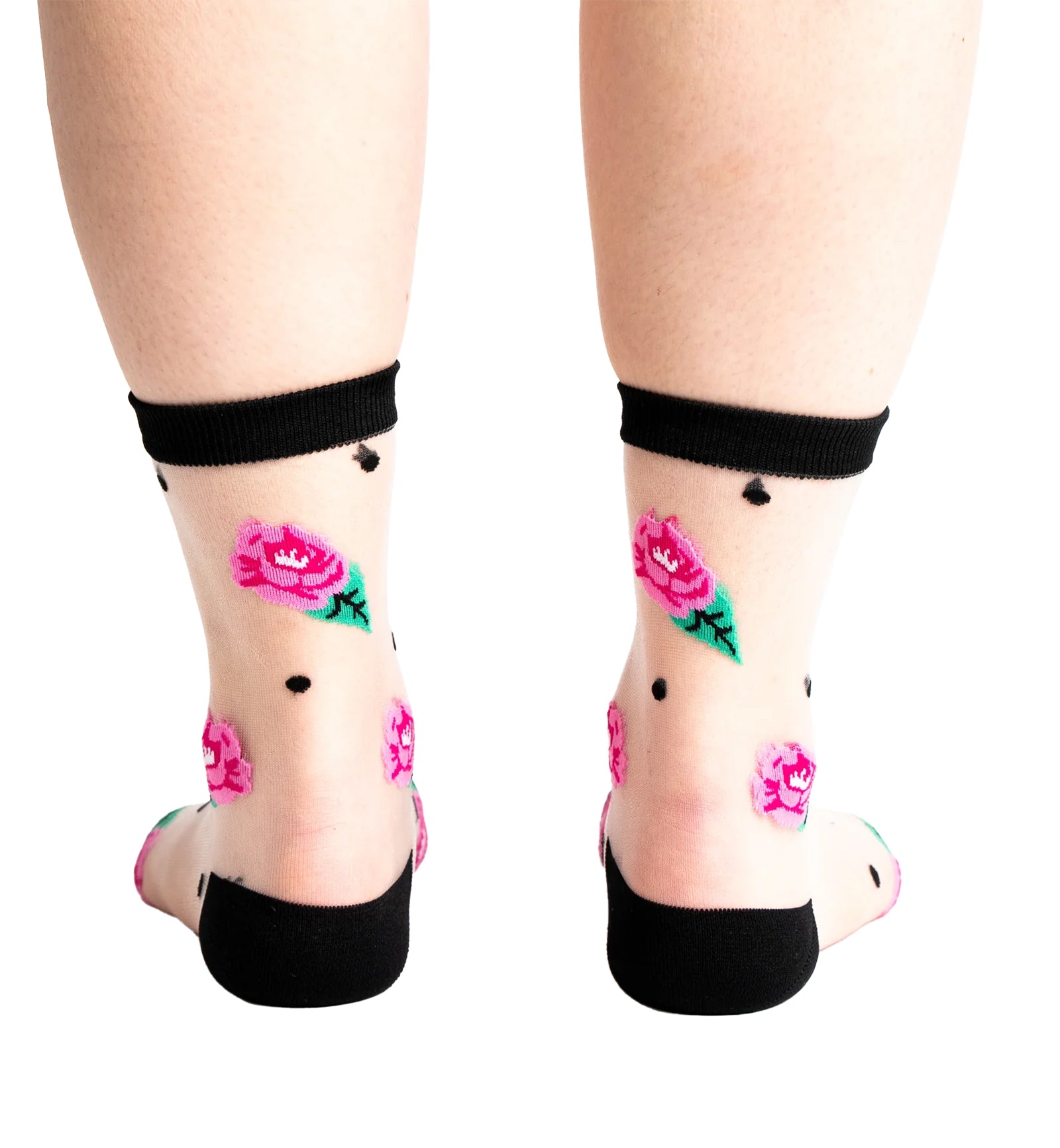 SOCK it to me Sheer Crew Socks (H0004-1),Will You Accept This Rose (Clear) - Will You Accept This Rose (Clear),One Size