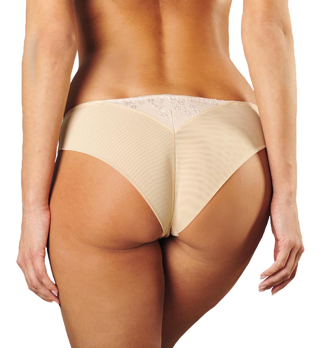 Comexim Ginger Cookie Matching Shorty (CMGINGERMS),Small,Nude Lace - Nude Lace,Small