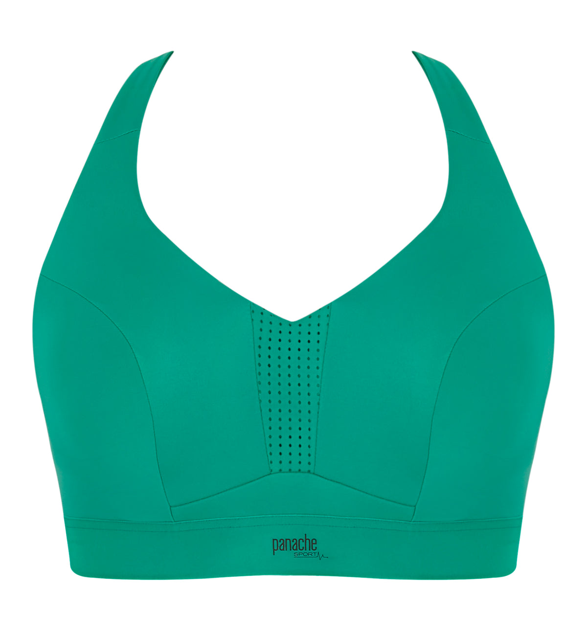 Panache Endurance Ultra Perform Non-padded Underwire Sports Bra (5022),28DD,Green - Green,28DD