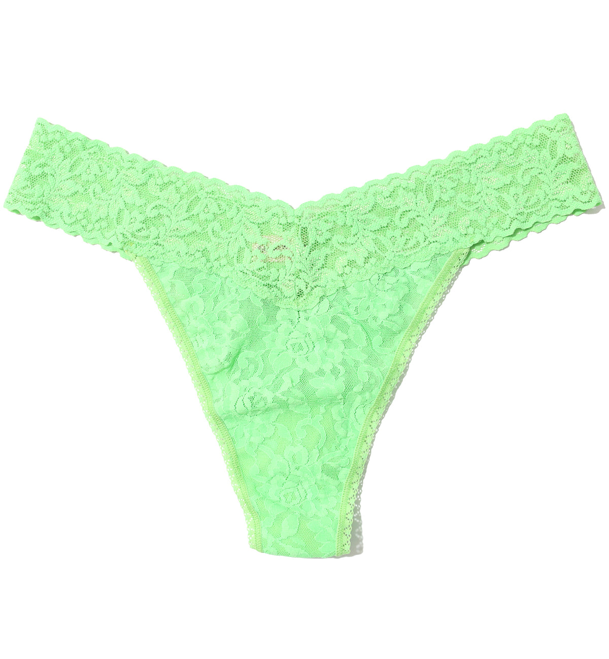 Hanky Panky Signature Lace Original Rise Thong (4811P),Kiwi Punch - Kiwi Punch,One Size