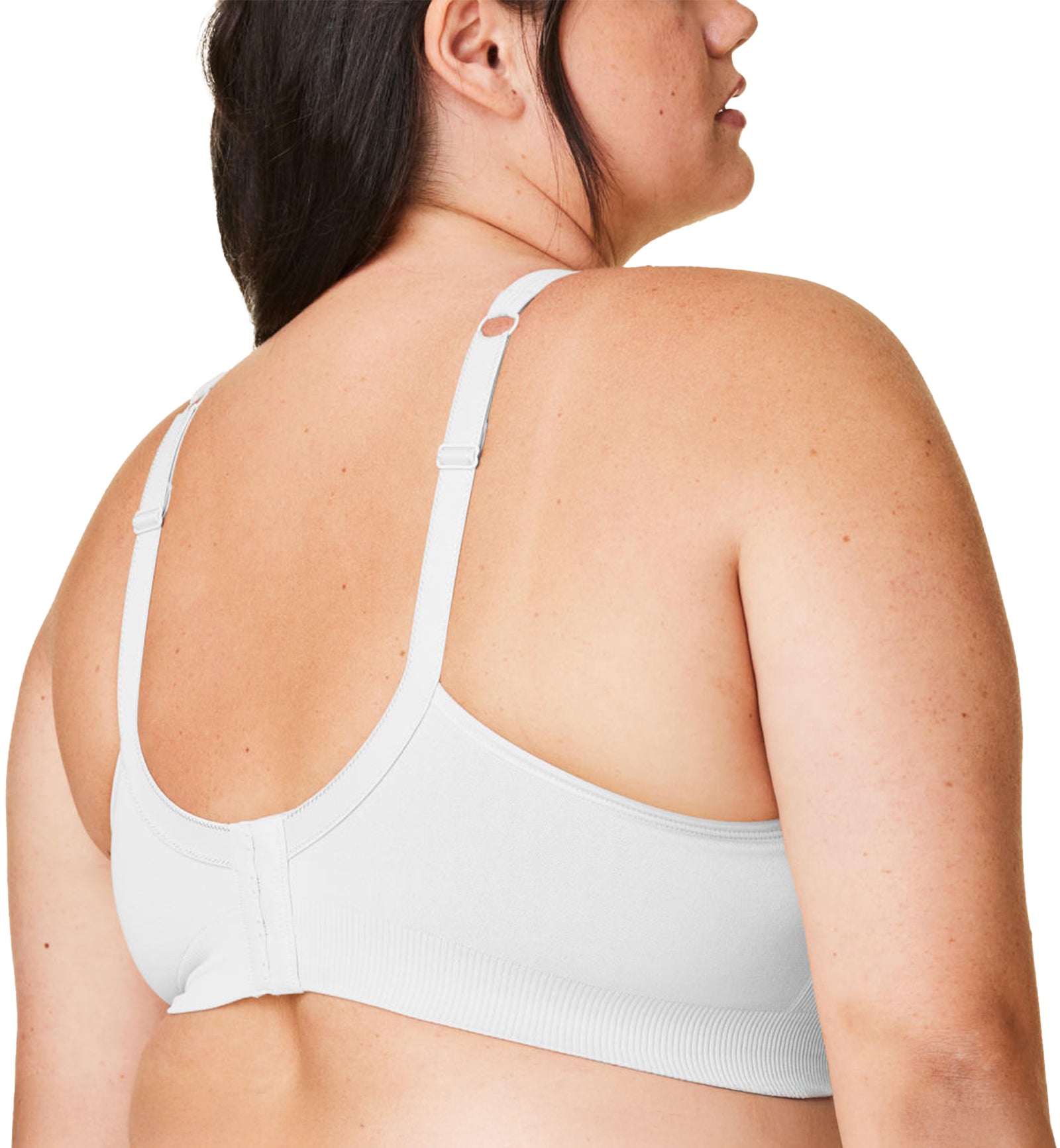 BRAVADO! DESIGNS Everyday Sculpt FULL CUP Wire-Free Bra (11011VFC),Small FC,Lily White - Lily White,Small-Full Cup