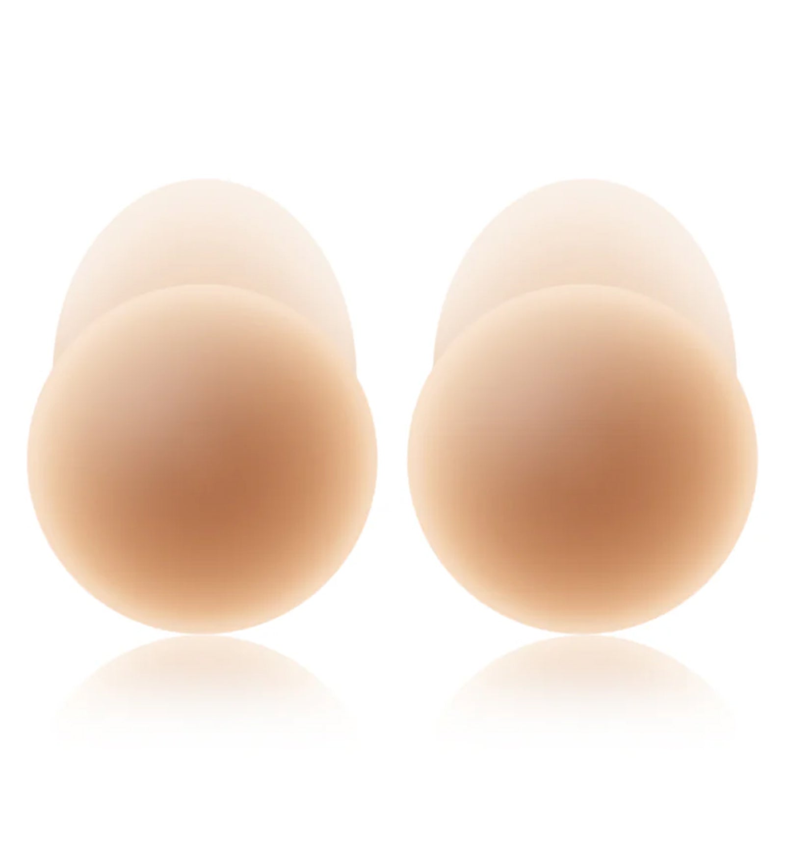 NOOD No-Show Extra Lift Adhesive Reusable Lifting Nipple Covers (4 inch),No. 5 / Soft Tan - Soft Tan,4 INCH