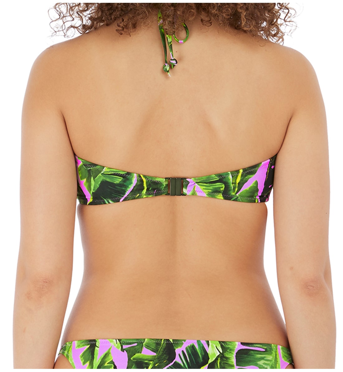 Freya Jungle Oasis Underwire Halter Bikini Top (6842),30DD,Cassis - Cassis,30DD