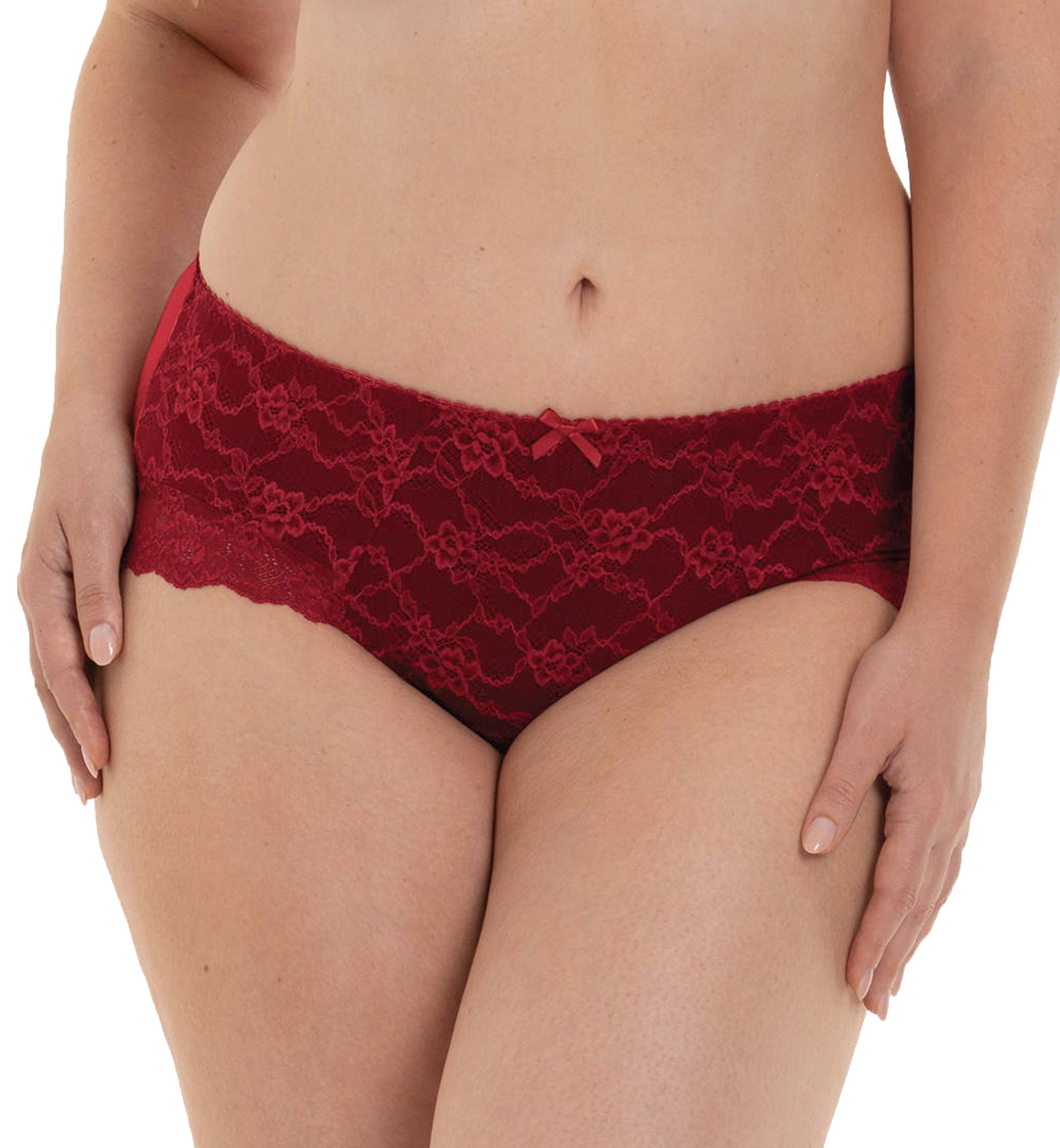 Rosa Faia by Anita Bobette High Waist Brief (1389),US 6,Ruby - Ruby,6