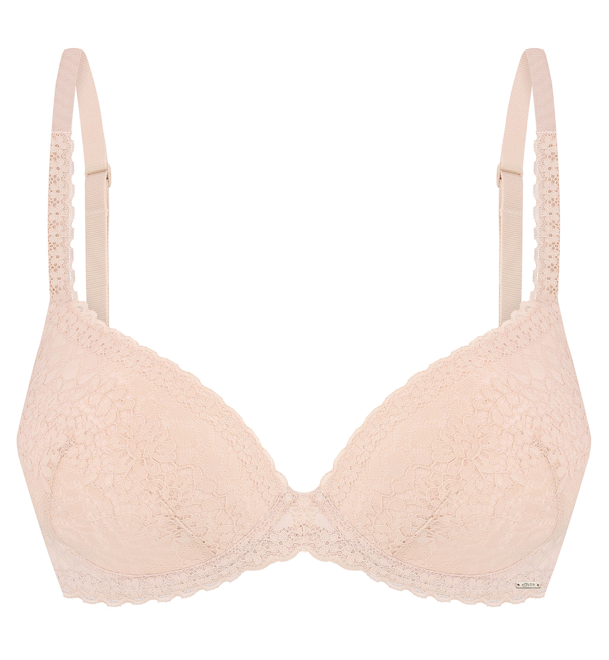 effetto Veronica Plunge Molded Push-Up Underwire Bra (023001),30C,Silver Peony - Silver Peony,30C