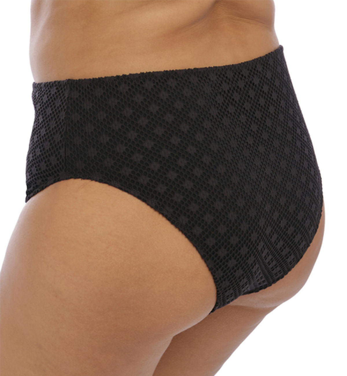 Elomi Bazaruto Mid Rise Swim Brief (ES800672),UK 14,Black - Black,UK 14
