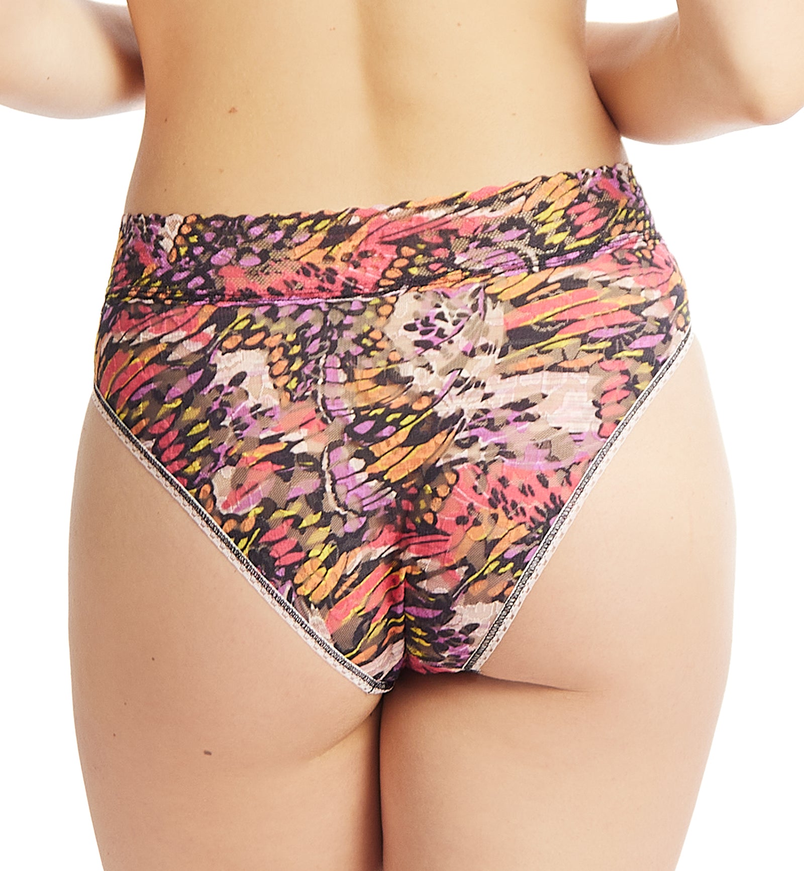Hanky Panky Daily Lace Printed Cheeky Brief (PR772441P),XS,Warm Breeze - Warm Breeze,XS