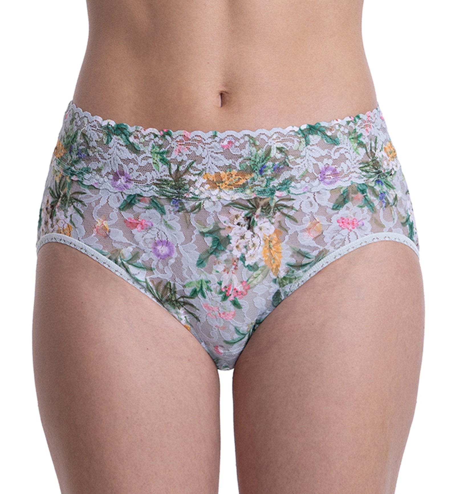 Hanky Panky Signature Lace Printed French Brief (PR461),Small,Floriculture - Floriculture,Small