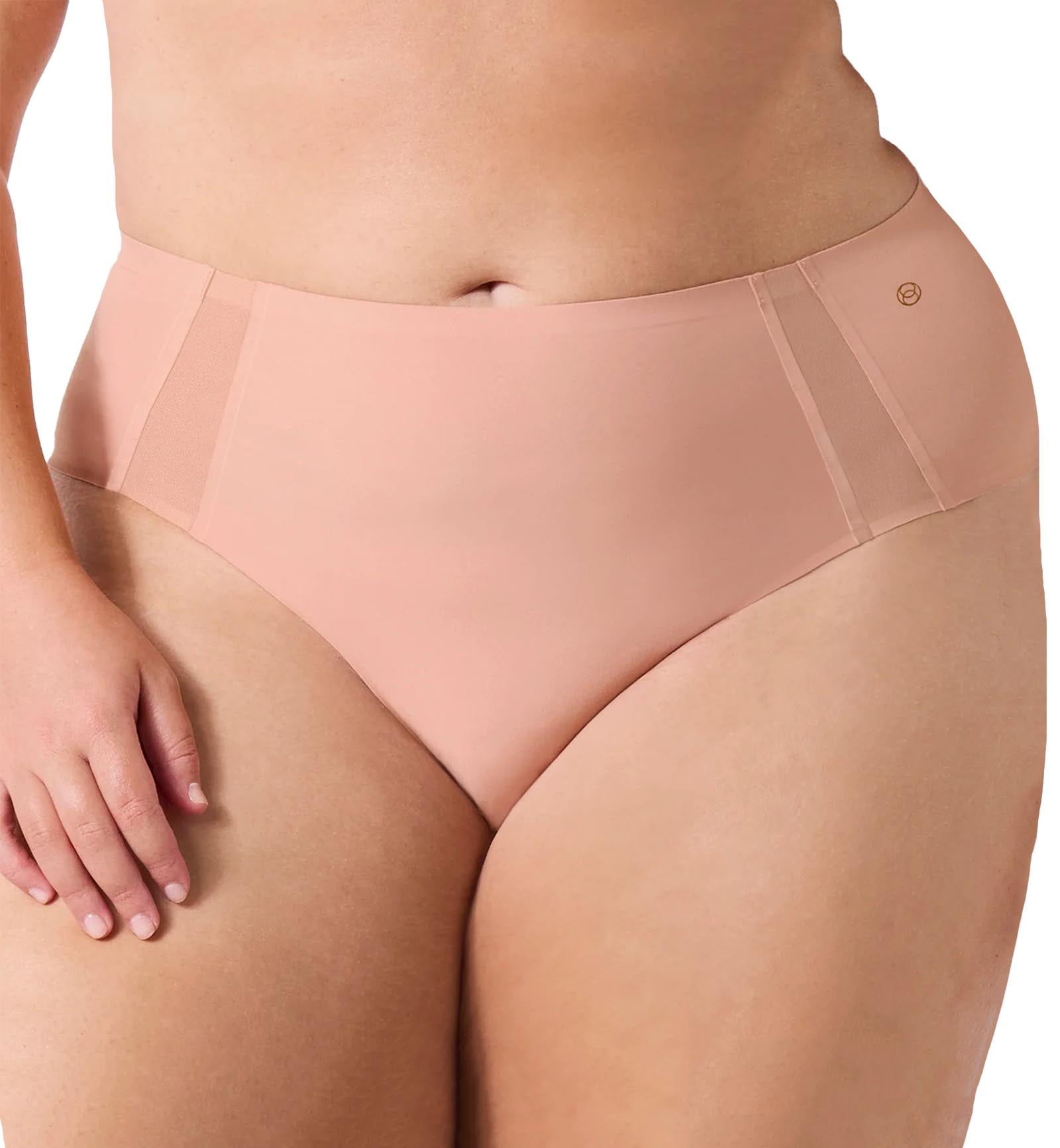 Evelyn & Bobbie Mesh High-Waisted Thong (1871),US 0-14,Himalayan Salt Mesh - Himalayan Salt Mesh,US 0-14