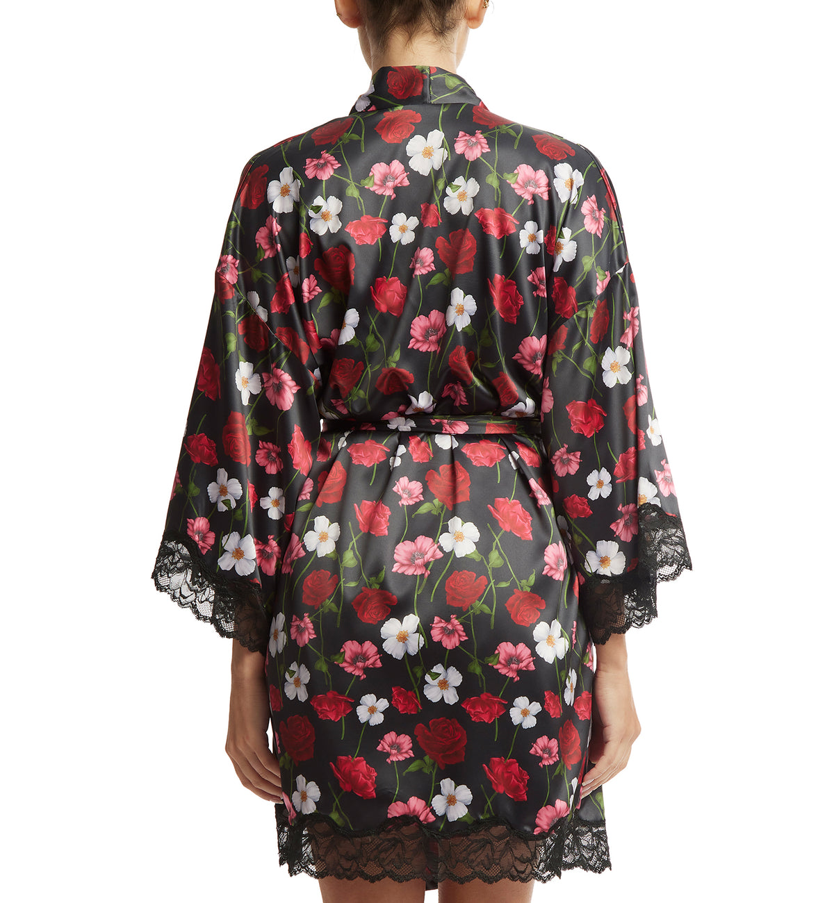 Hanky Panky So Luxe Satin Robe (1SR114),XS/S,Am I Dreaming - Am I Dreaming,XS/S