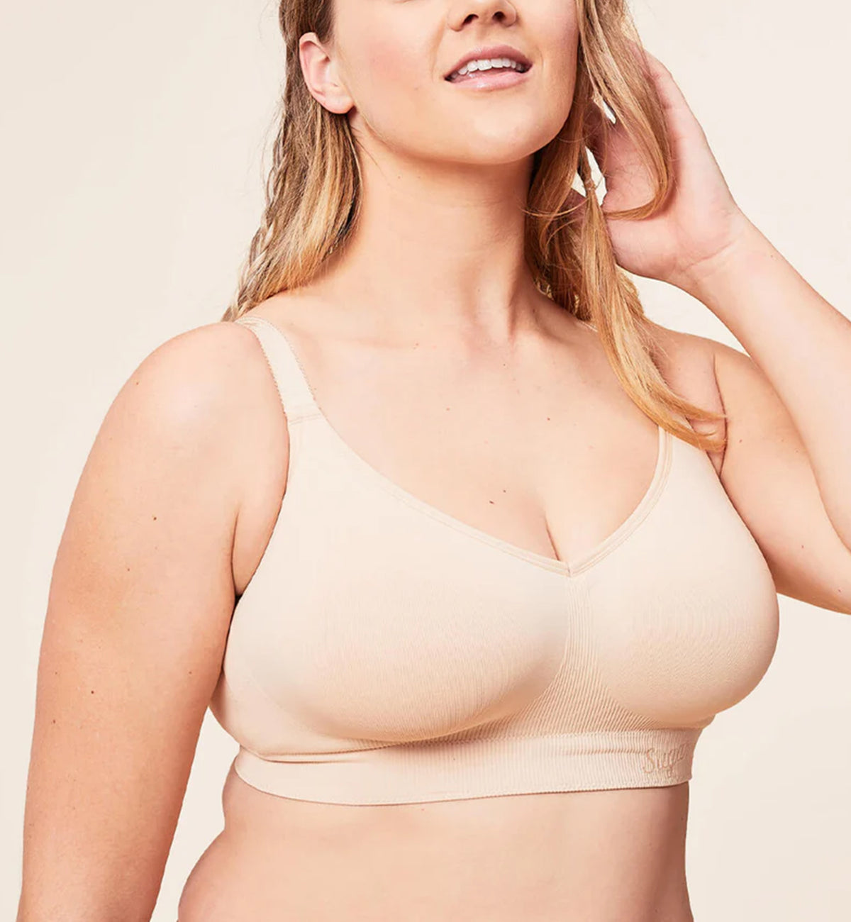 Sugar Candy by Cake Seamless Basic Everyday Softcup Bra (28-8005),XS,Nude - Nude,XS