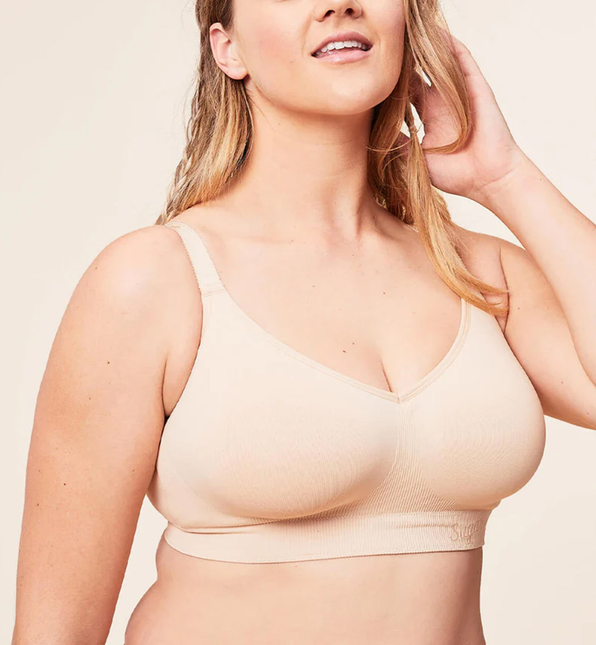 Sugar Candy by Cake Seamless Basic Everyday Softcup Bra (28-8005),XS,Nude - Nude,XS