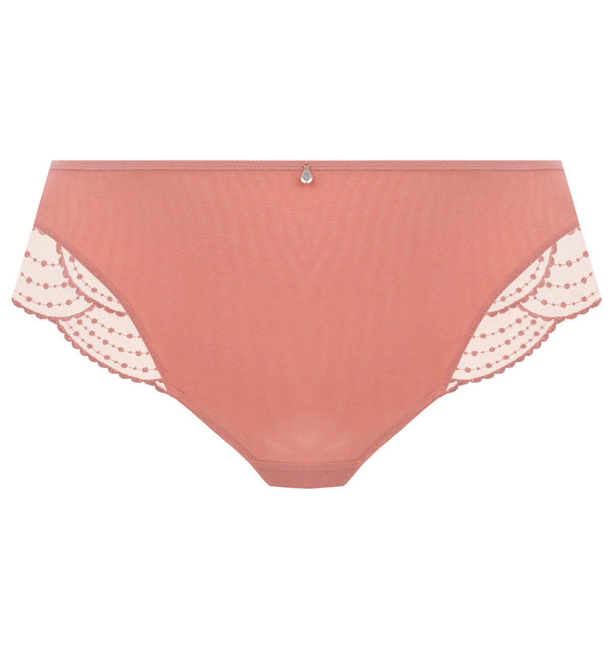 Elomi Priya Brazilian Panty (4557),Large,Rosegold - Rosegold,Large